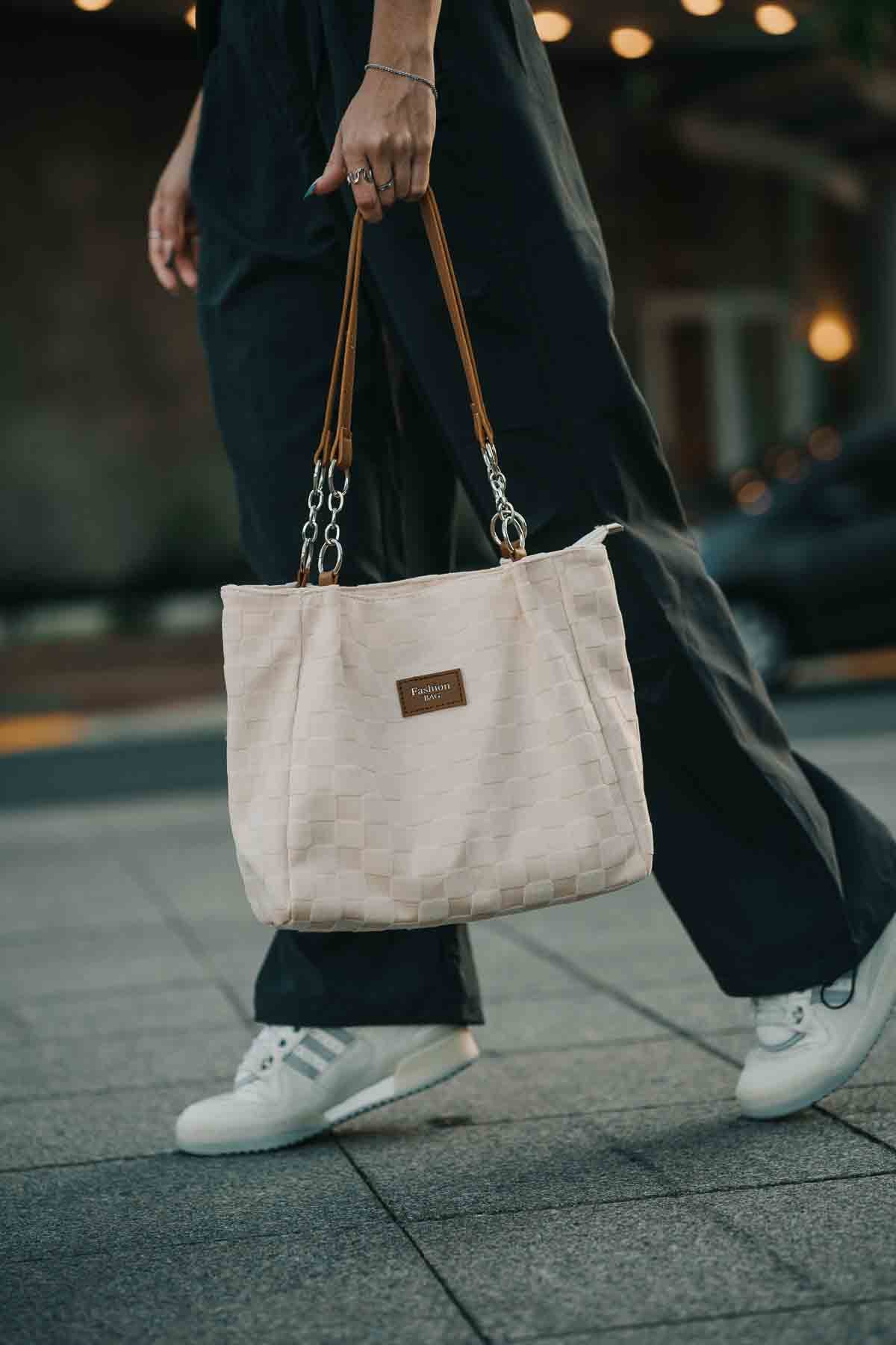 Nova Cream Tote Bag