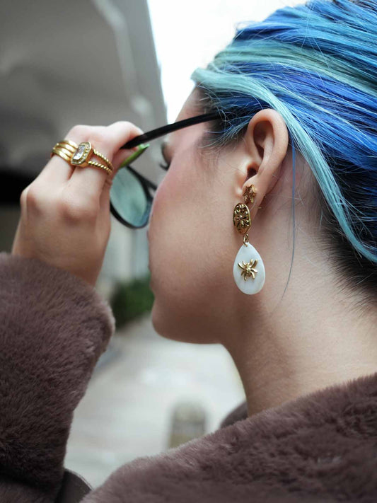 In A Web Earrings