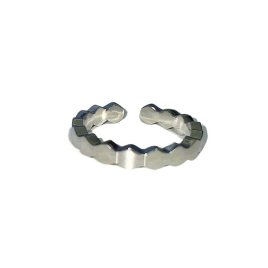 Honey Comb Ring Silver