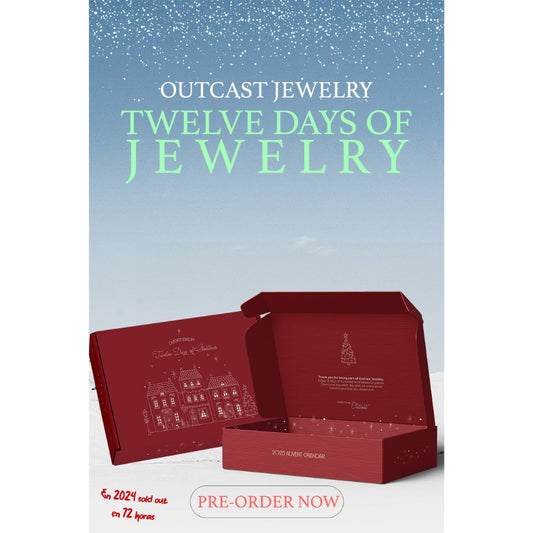 PRE-ORDER Jewelry Advent Calendar Outcast 12 DAYS Valorado en $350 - $400