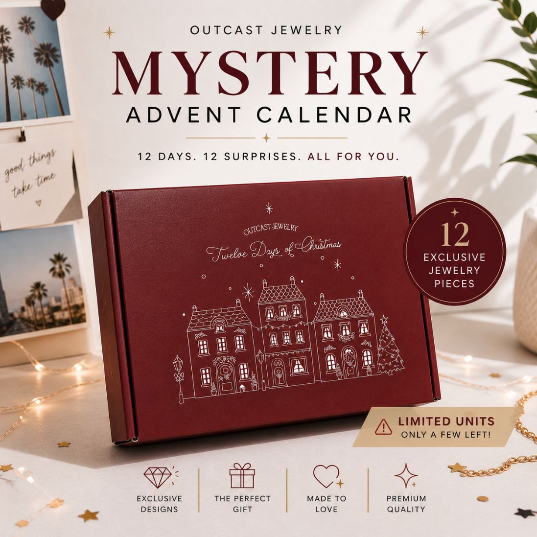 Mystery Advent Calendar – 12 Jewelry Pieces (Limited Drop)