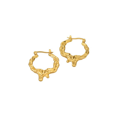 Lava Gold Earrings