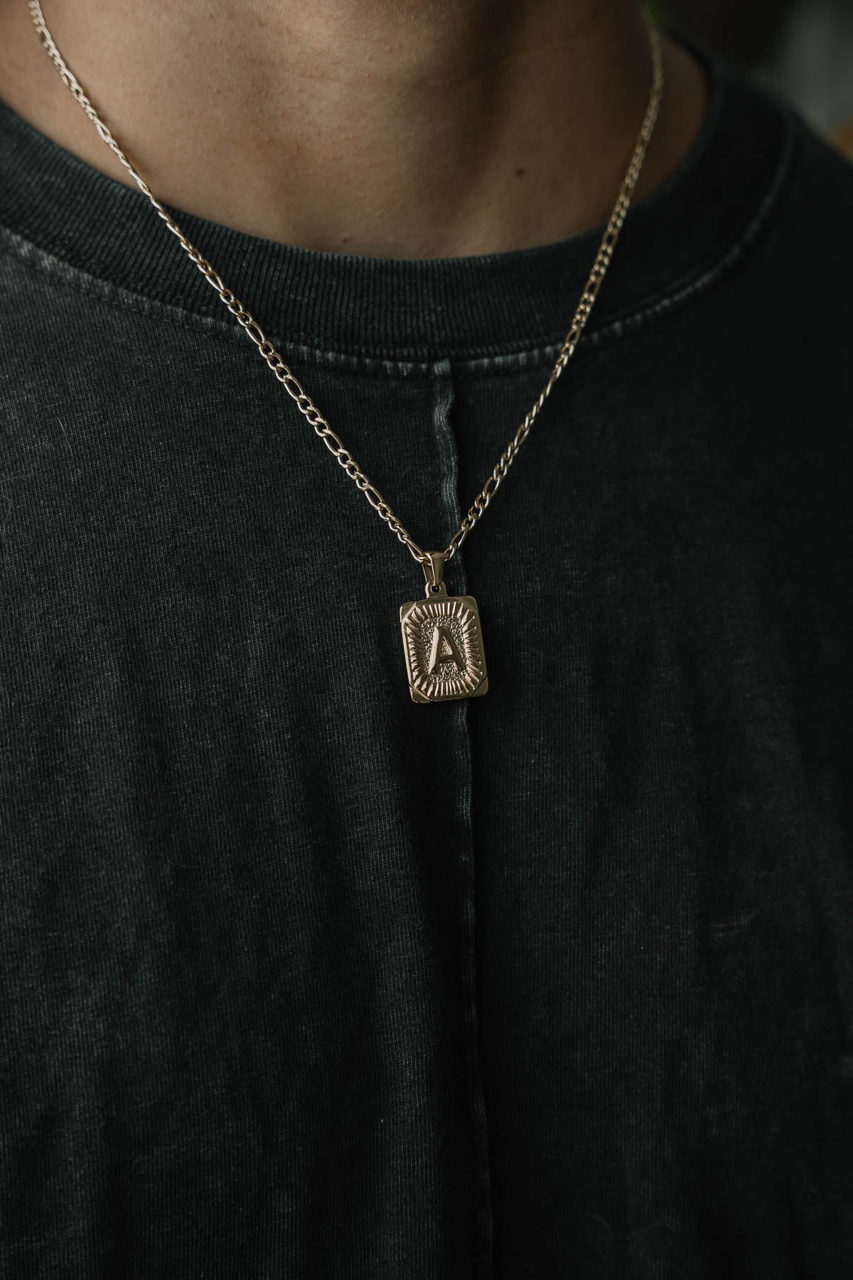 Cedric Letter Men's Necklace