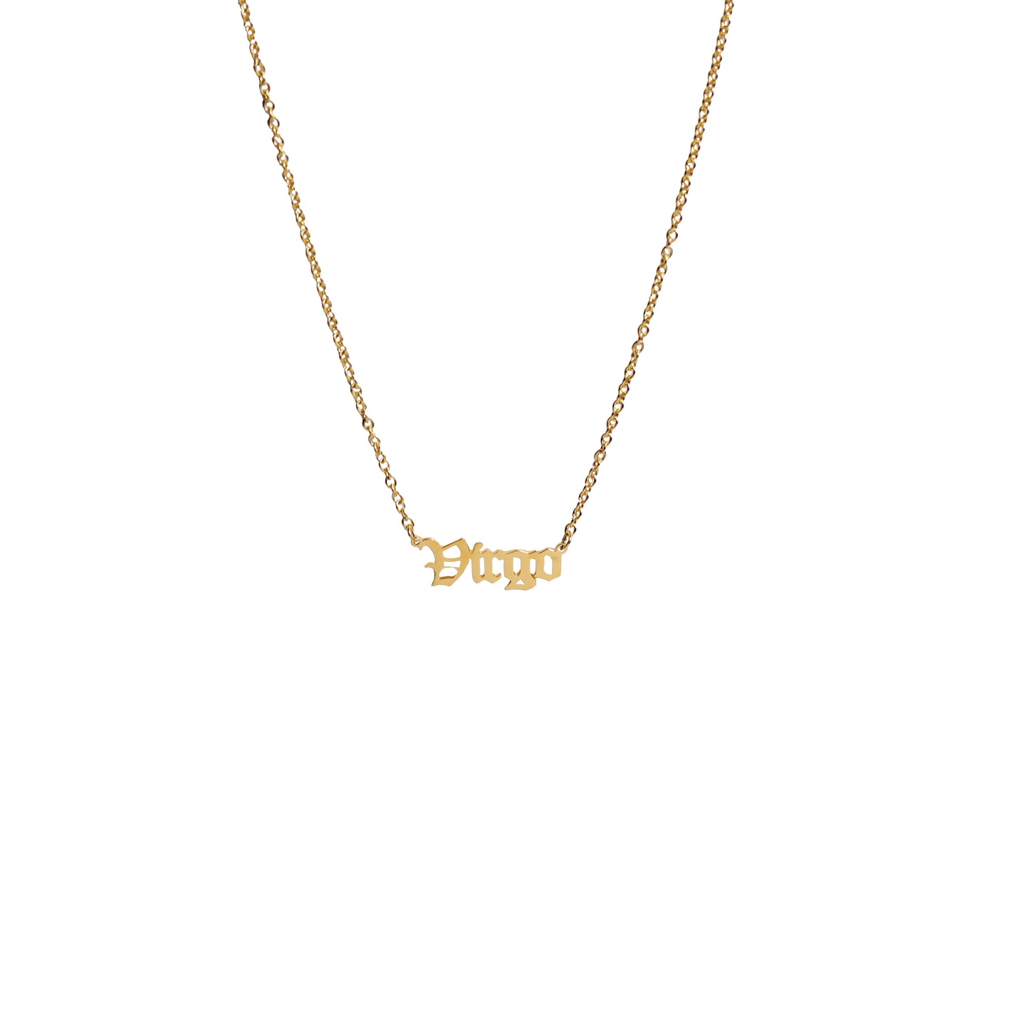 Street Style Zodiac Sign Necklace