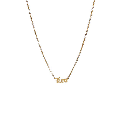 Street Style Zodiac Sign Necklace