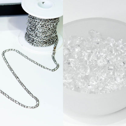 Letter & Crystal Necklace