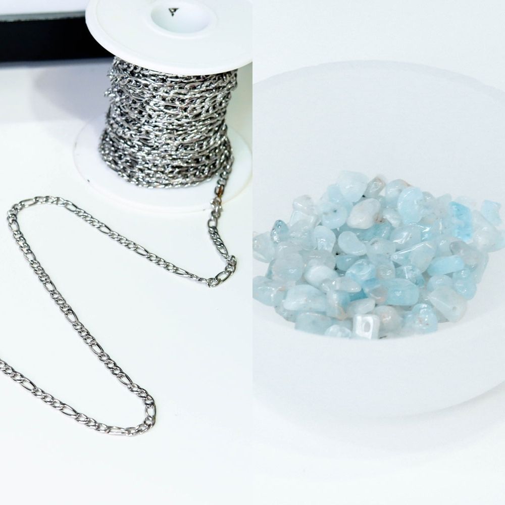 Letter & Crystal Necklace