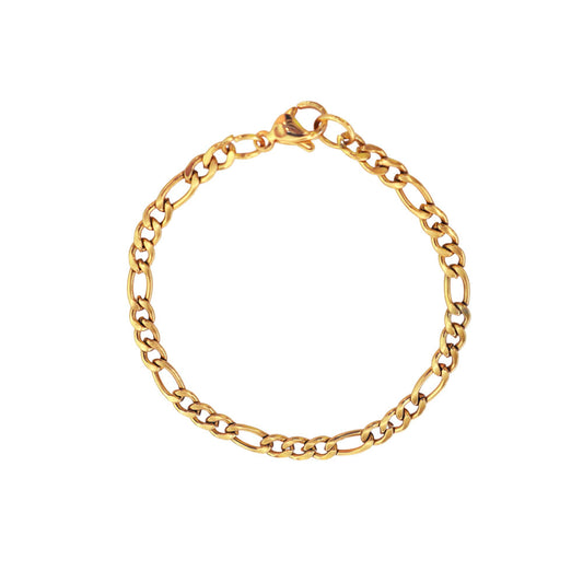 Mens Gold Cuban Link Bracelet