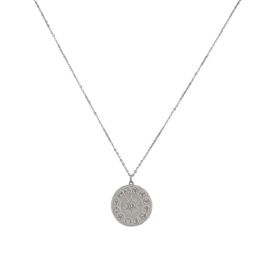 Atlas Zodiac  Silver Men's Necklace